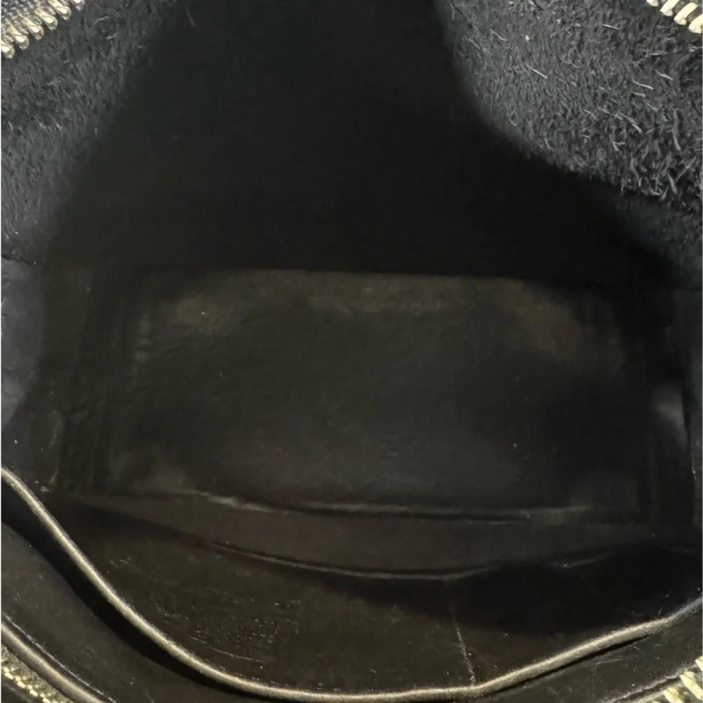 ❤️SOLD❤️Vintage Coach Black Legacy Zip Bag #9966 - Picture 7 of 10